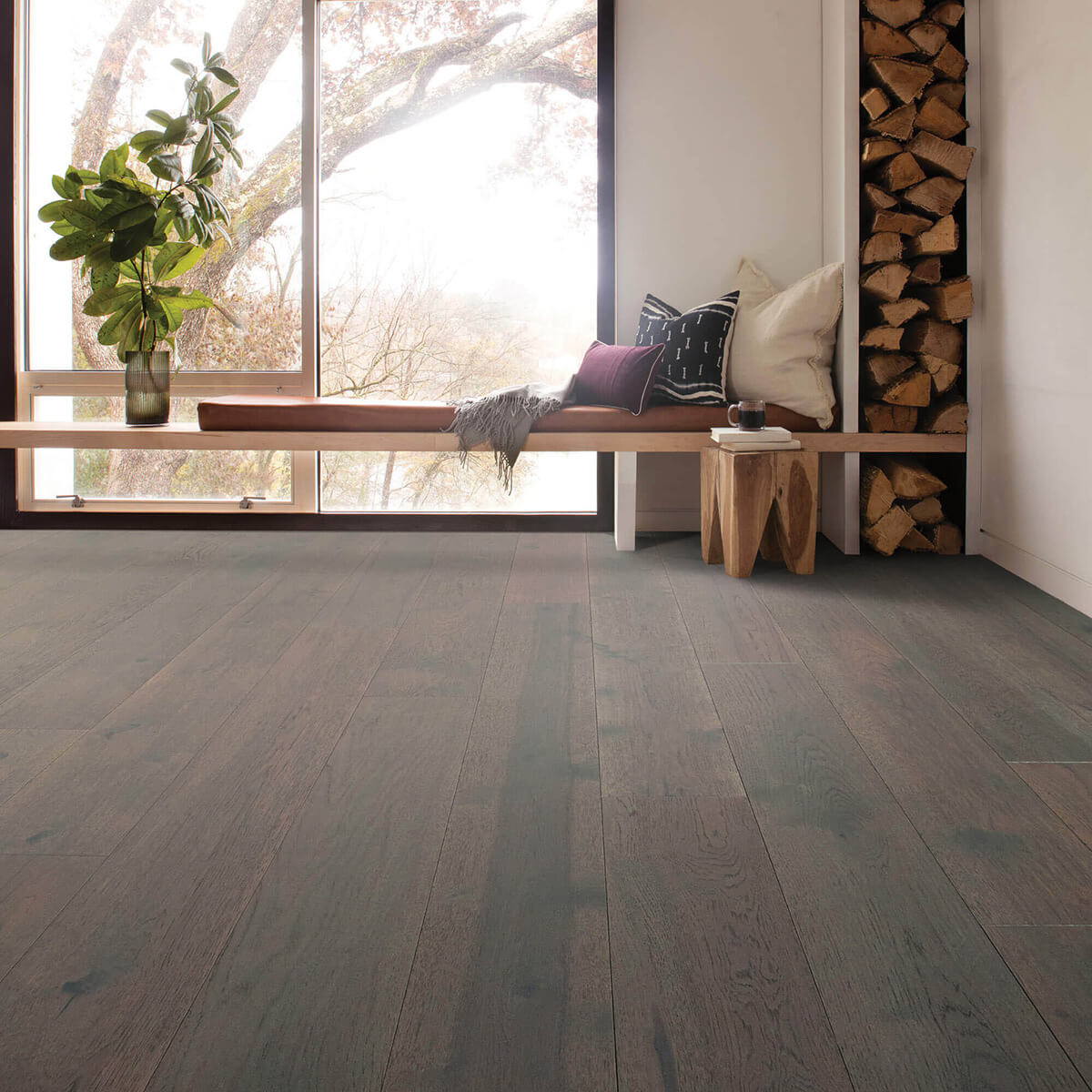 Hand-scraped hardwood flooring Phoenix AZ