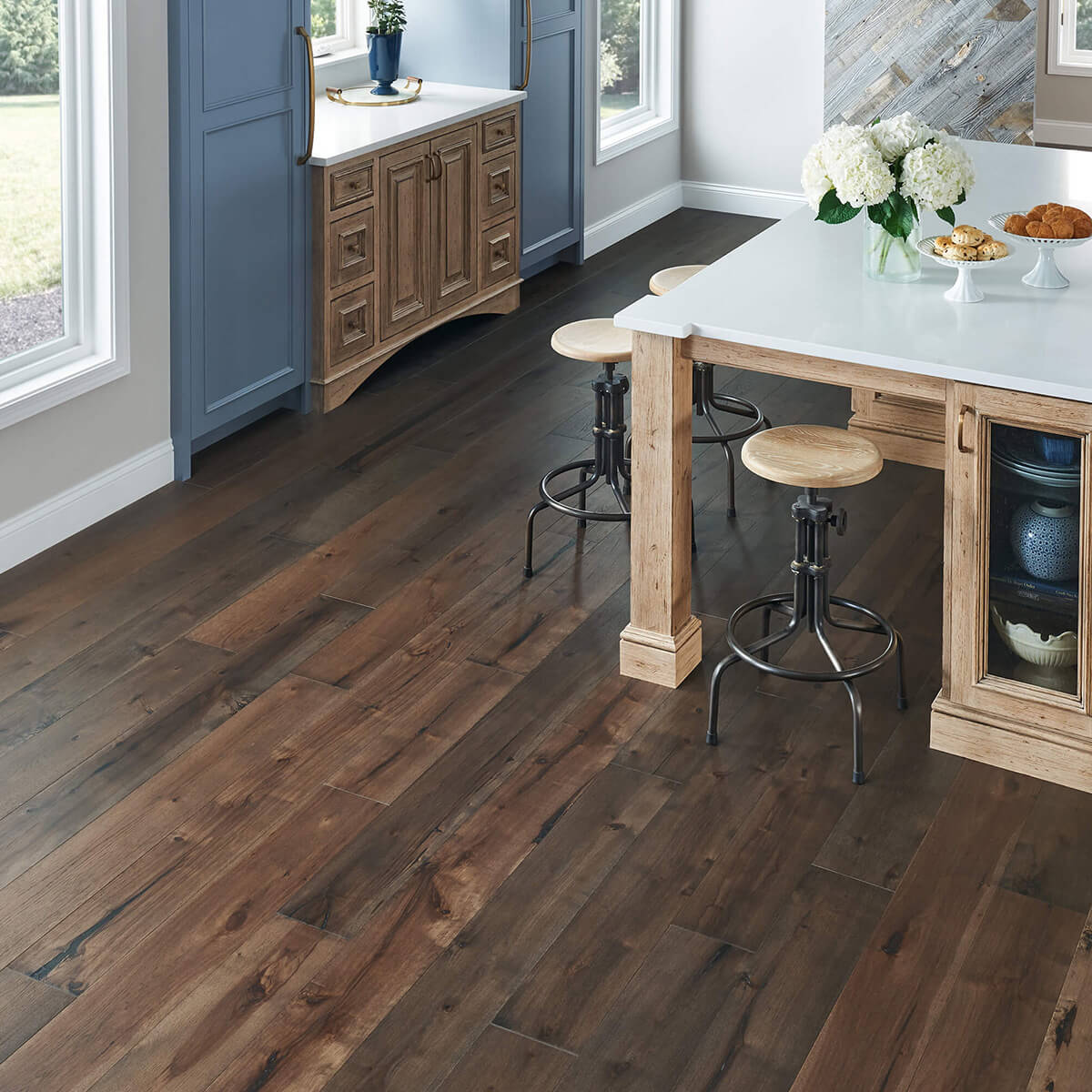 Hardwood flooring bedroom