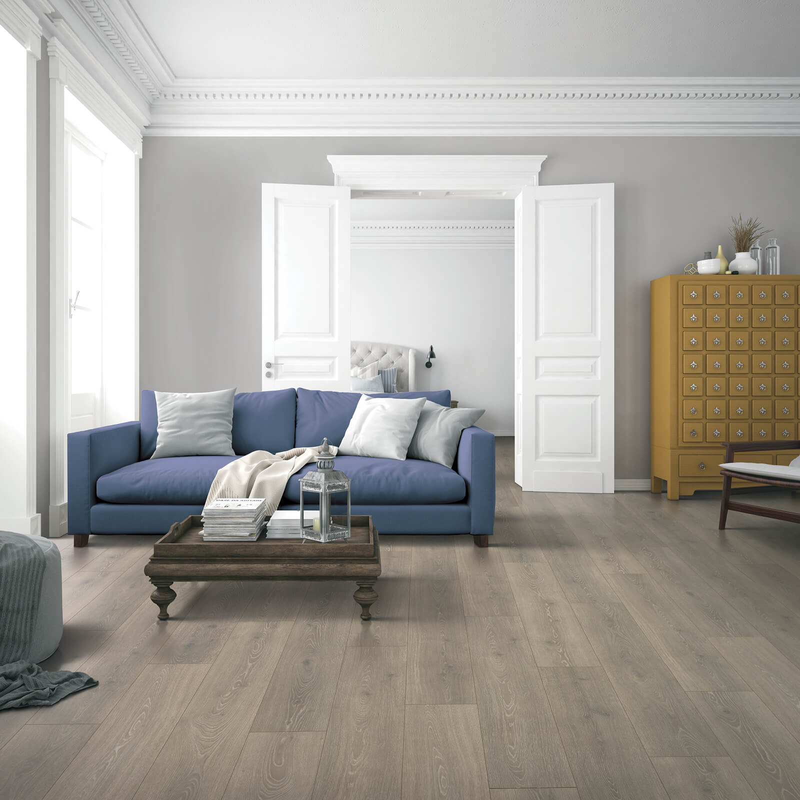 Modern laminate flooring